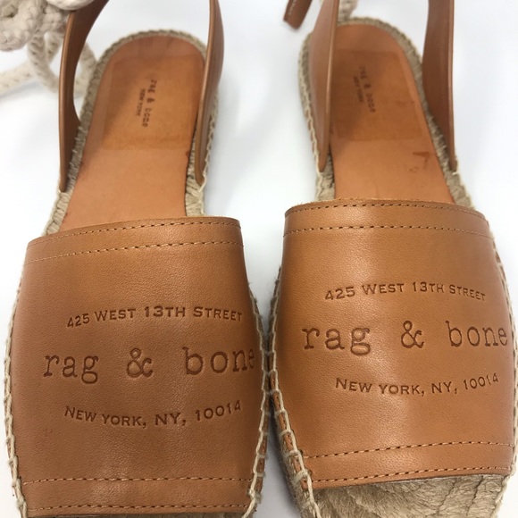 NWT Rag and Bone Leather Espadrille - Picture 11 of 11
